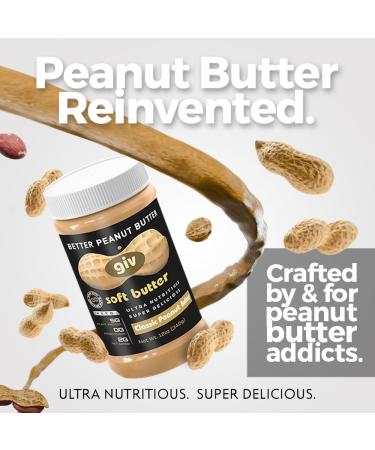 giv soft butter Organic Peanut Butter Soft Butter - 12 Oz. - Buy Online on GoSupps.com