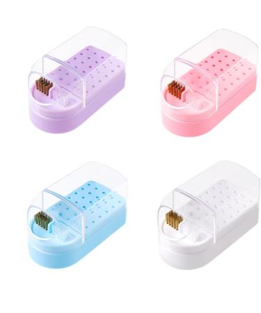 2 in 1 Nail Drill Bits Holder Nail Drill Bits Cleaning Brush Case 30 Holes Nail Art Drill Bits Stand Display Storage Box Nail Drill Bit Organizer Foot Care Home Use - Buy Online on GoSupps.com