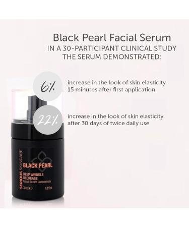 Buy Serious Skincare Black Pearl Deep Wrinkle Decrease Serum - Repair Deep Lines & Increase Skin Elasticity - Luminous Glowing Skin - 1 Fl. Oz - International Shipping Available - Buy Online on GoSupps.com