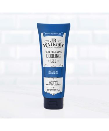 J.R. Watkins Muscle Cooling Gel 3.3 Oz - Soothing Relief for Aches and Pains - Buy Online on GoSupps.com