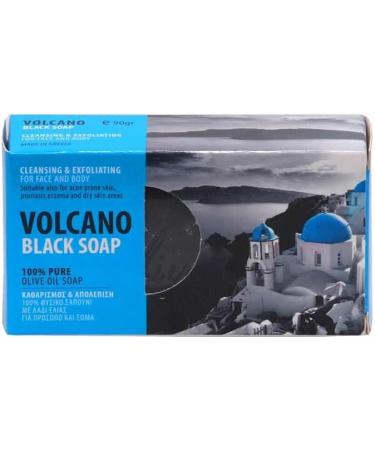 Santo Volcano Black Soap 90g - Buy Online on GoSupps.com