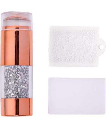 M/E Double Head Nail Stamp Set | Manicure Tools with Scrapers & Diamond Transfer | DIY Nail Art Essentials - Buy Online on GoSupps.com