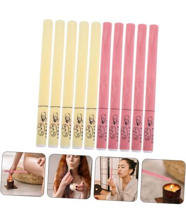 Gleavi 50 Navel Candle - Safe Fleab Watchfe Paper for Moxibustion & Aromatherapy | 20.5x2x5 Pcs - International Shipping Available - Buy Online on GoSupps.com