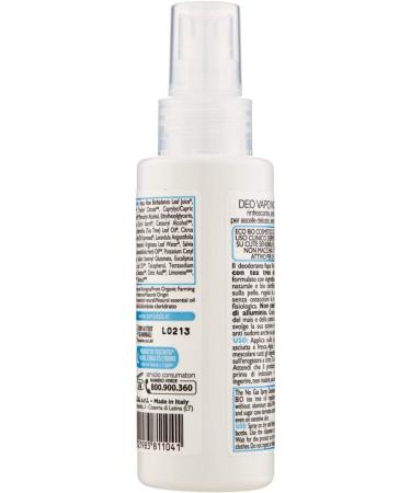  Omia Omia Deo Eco Bio Vapo with Tea Tree Oil Refreshing and Anti-Odour Deodorant Without Aluminium Salts and Gas 24 Hour Freshness Deodorant for Men and Women Dermatologically Tested 75 ml - Buy Online on GoSupps.com