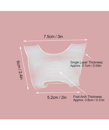 4 Pairs SEBS Arch Support Orthopedic Pads - O-Type Leg Correction for Foot Varus Valgus | Nonslip & Heat Resistant Foot Care for Men & Women - Buy Online on GoSupps.com