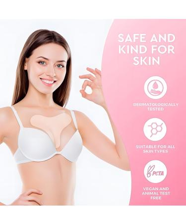 2 Pi ces Coussinets de Poitrine en Silicone Patchs Anti-rides en Silicone R utilisables Coussinets Anti-rides pour la Poitrine Tampon Poitrine en Silicone Patch de Lisser Peau pour Femmes Filles - Buy Online on GoSupps.com