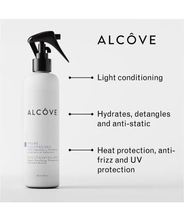 Alc ve - Multitasking Mist - all Hair Types - 10 in 1 Moisturing Mist - Anti-frizz - Leave-in-treatment - Hydrate and Repair - Sun UV and Heat Protection - Avocado Oil - Color-Safe - 8.5 oz - Buy Online on GoSupps.com