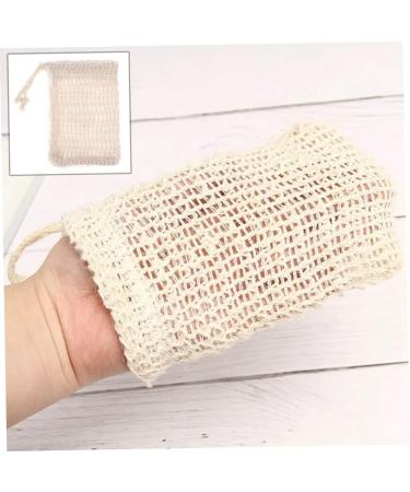 Buy Soap Bags with Drawstring - Sisal Fiber Exfoliating Pouch for Foaming & Drying (2 Pcs) - Best Soap Saver for Smooth Skin - Buy Online on GoSupps.com