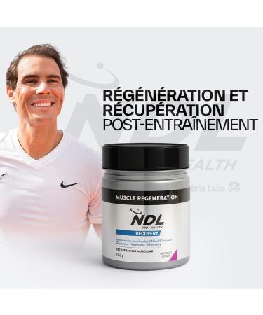 NDL Pro Health Muscle Regeneration - BCAA Branched Essential Amino Acids 2:1:1 Glutamine Vitamins & Minerals for Post-Workout Muscle Recovery Berries 300 g by Rafa Nadal - Buy Online on GoSupps.com