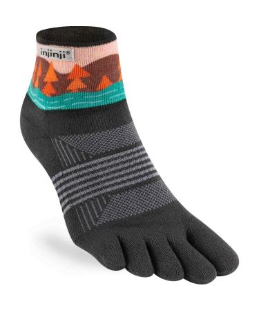 Injinji ARTIST DESIGNED WOMEN'S MINI-CREW STREAM XS/S