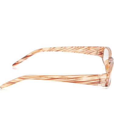Foster Grant Women's Hayes Rectangular Reading Glasses 1.25x - Brown/Transparent - Shop Internationally - Buy Online on GoSupps.com