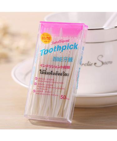 STARWAVE 50pcs Portable Double Head Toothbrush Picks - Interdental Floss Picks for Ultimate Oral Care - Buy Online on GoSupps.com