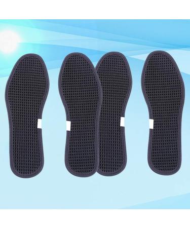 EXCEART 2 Pairs Bamboo Charcoal Odor Control Shoe Insoles - Size 40 Black 24x5cm - Buy Online on GoSupps.com