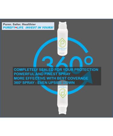 Buy Purefypro Hand and Skin Cleanser 100ml 2pk - Deep Cleansing Aersol Spray with Hypochlorous Technology | Non-Irritating & No Residue - Buy Online on GoSupps.com