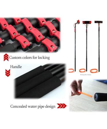 Window Cleaning Pole Water Fed Extendable Brush for Indoor/Outdoor High Window Extension Cleaning Pole Window Washing Equipment/10.8M/35Ft 55cm Brush Head 11M/36FT - Buy Online on GoSupps.com