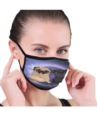 M pse dog brother cartoon nice women men anti wind dust -density protective cover for skiing camping travel safety daily use