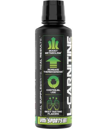 VMI Sports L-Carnitine 1500 Heat | Stimulant-Free Thermogenic Support | 1500mg L-Carnitine Liquid | Granny Apple Flavor - Buy Online on GoSupps.com