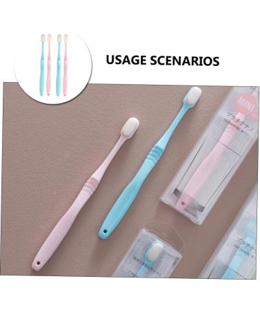 Beavorty 4-Piece Brass Hair Toothbrush Set for Adults | Soft Bristle Body Care Toothbrushes - Buy Online on GoSupps.com