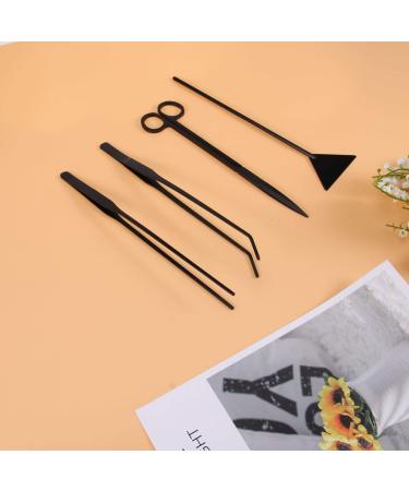 Mipcase 12pcs Scissors Onion Cutter & Tweezers Set | Aquatic Plants Flat Sand Shovel | Medium & Black - Buy Online on GoSupps.com