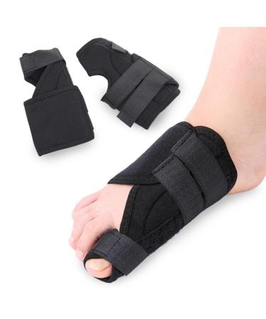 Buy Pair Thumb Hallux Splints Bunion Protector - Medium Black for Maximum Comfort & Support | Fast International Shipping - Buy Online on GoSupps.com