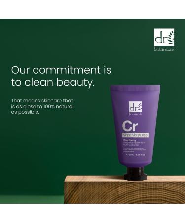 Dr Botanicals Cranberry Superfood Night Moisturiser 60 ml - Buy Online on GoSupps.com