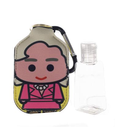 Golden Girls Rose Keychain with Hand Sanitizer Bottle Holder