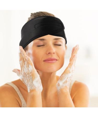 Giegxin 6 Piece Foam Mesh Wrap Headbands for Black Women - Adjustable Tape, Breathable Non Slip Hair Wraps - African Bath Spa Headbands - Buy Online on GoSupps.com