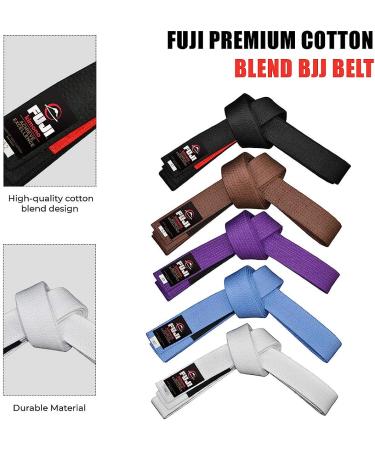 FUJI Premium Cotton Blend BJJ Belt - A2 Purple - Buy Online on GoSupps.com