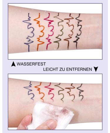  ARCHIDATE Eyeliner Pencil - Quick-drying - Smudge-proof and highly pigmented - Waterproof - Soft lead sharpener built into the end of the pencil - Intense color and long-lasting makeup - Buy Online on GoSupps.com