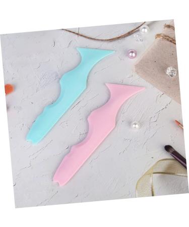 Didiseaon 2pcs Eyelash Multi-function Eyebrow Lash Applicators Stencils Silicone Aids Shield Eyeshadow Plate - Buy Online on GoSupps.com