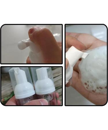 Capsing Travel Size Clear Empty Bottles Set - 4 pcs Airless Pump Dispenser (50ml Foam Pump x2 30ml Travel Donor x2) - Perfect for International Shipping - Buy Online on GoSupps.com