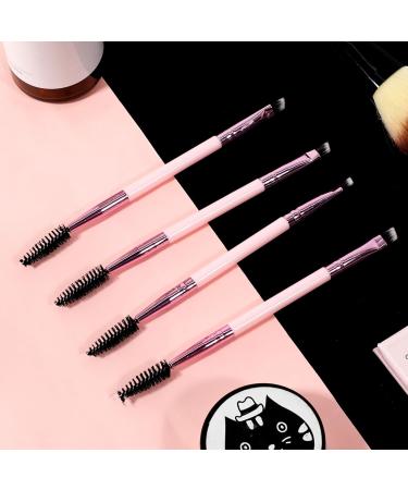 12 Pieces Dual-Ended Brow Brush Set - Eyebrow & Spoolie Brushes for Precision Shaping & Filling | International Shipping Available - Buy Online on GoSupps.com