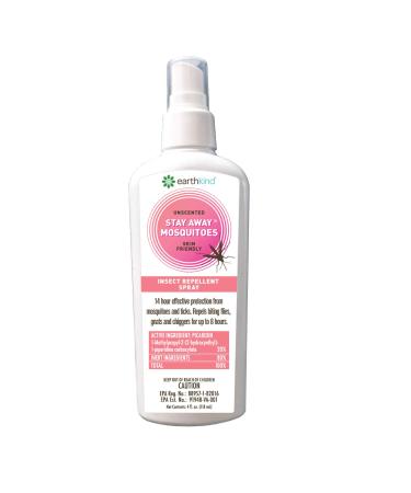 Stay Away Picaridin Mosquitoes Insect Repellent Unscented Spray - All Natural, Environmentally Friendly, No Mess, Standard Size 4-Ounce (1-Pack) 1 Pack