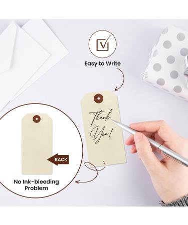 9pt Creme Manila Tag Set of 100 Size #5 - Buy Online on GoSupps.com