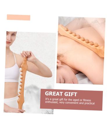 Beatifufu Gua SHA Wood Massage Tool - Trigger Point Body Roller for Back & Feet - Manual Muscle Massager for Fitness - Buy Online on GoSupps.com