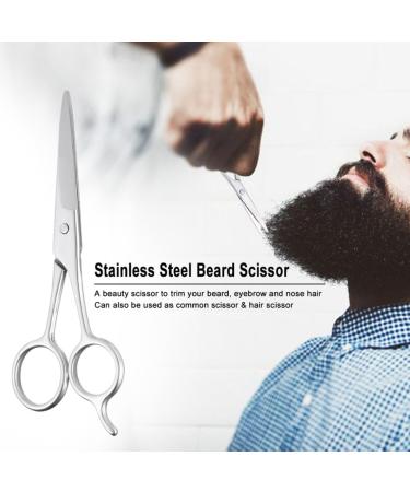 Beaupretty Onion Cutter & Beard Scissors - Stainless Steel Hairdressing & Eyebrow Scissors for Beard Care & Fabric Cutting - Buy Online on GoSupps.com
