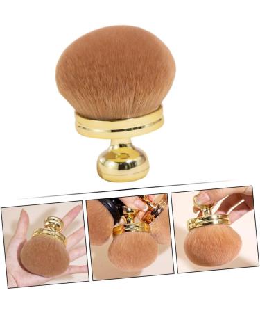 Beavorty Fluffy and Soft Makeup Brush Travel Powder Brush Setting Powder Brush for Loose Powder Face Makeup Brushes Face Powder Brush Cosmetic Brush Blush Brush Travel Makeup Brush 8.50X7.00X7.00CM Golden - Buy Online on GoSupps.com