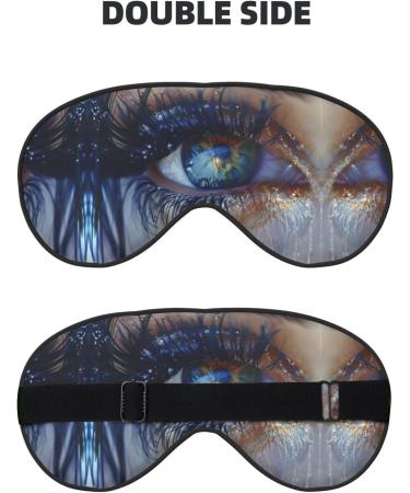 SSIMOO Eyelash Soft Sleep Eye Mask | Breathable Eye Patch for Women | Perfect Travel Accessory | Relaxation & Comfort Black - Buy Online on GoSupps.com