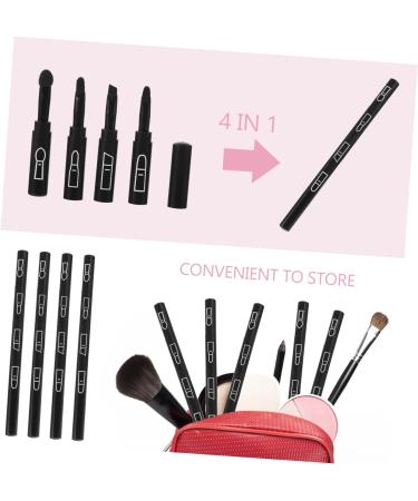 DOITOOL 4 1 4 in 1 Makeup Brush Cosmetic Brush Eyeliner Brush Professional Makeup Brush Lipstick Lip Mask Applicator Womens for Makeup Brush Lip Brush Plastic Portable Miss - Buy Online on GoSupps.com