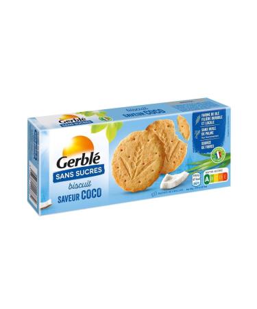 G n rique GERBL - Gerbl Biscuit Coconut Flavour Sugar Free 132 g - 132 g - Pack of 3 - Sold as a Lot