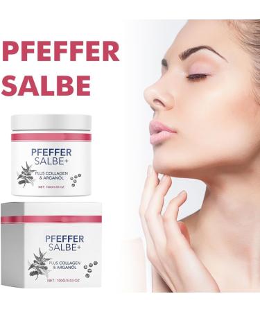 KARLOR Pepper Ointment Plus 100g Face Cream Pepper Ointment Day Cream Pepper Ointment With Plus Collagen Argan Oil Anti Wrinkle Rich Ointment Anti Aging Cream Moisturizing Smooth Skin - Buy Online on GoSupps.com