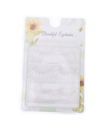 LALAFINA 3 Pairs White Eyelashes Lash Spolies Fluffy Fake Eyelashes White False Eyelashes White Faux Eyelashes Blue for Eyes Cosplay Hallow Cross Imitation 3d Upper Eyelashes