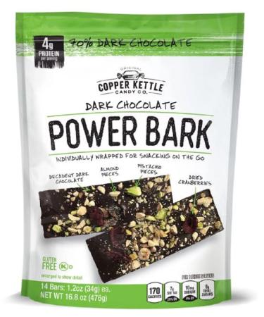 Dark Chocolate Copper Kettle Candy Power Bark (6.8 oz., 14 ct.) 14 Count (Pack of 1)