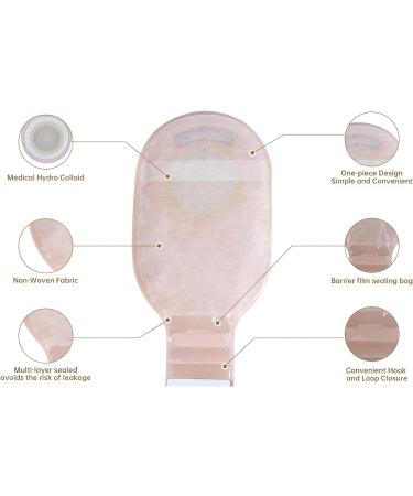 Daisyleaf 10 PCS Colostomy Bags - One-Piece Drainable Pouch for Ileostomy Stoma Care - Buy Online on GoSupps.com