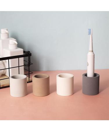 Digjobk Toothbrush Cup - Stylish Pebble Brush Holder for Bathroom Accessories | Multi-Use Organizer for Toothpaste Makeup Brushes and Razors (4 Colors) - Buy Online on GoSupps.com