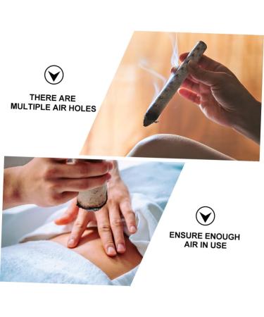 Buy Healeved 3 STK Moxibustion Pot - Ceramic Moxibustion Tools & Massage Device for Pain Relief | International Shipping - Buy Online on GoSupps.com