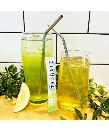 ViDrate Sugar-Free Electrolyte Powder Hydration Sachets - Lemon Lime & Mint Flavor - 8 x 3g Sachets - Vegan-Friendly - Pack of 8 - Buy Online on GoSupps.com