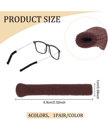 Webeedy 8-Piece Soft Knitted Glasses Ear Pads - Slip-Resistant Sunglasses Comfort - 4 Colors arMMAN Scrap Cover 5.9x1 cm - Buy Online on GoSupps.com