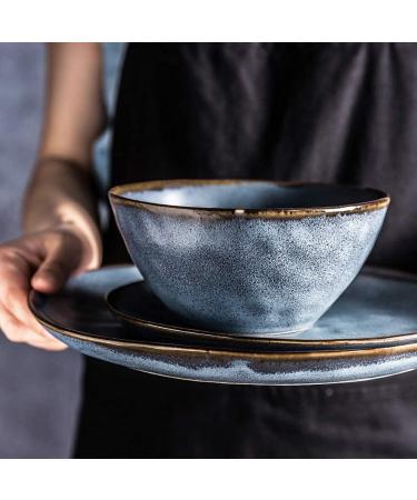GAXQFEI Snack Bowls-Dessert Noodle Bowl Plate Bowl Round Bowl Drop Bowl Wave Bowl Set Bowl Fruit Salad Bowl Eat Restaurant Kitchen 500Ml/430Ml/950Ml Non-Slip Bottom 15.6 * 6.8Cm 15.6*6.8cm - Buy Online on GoSupps.com