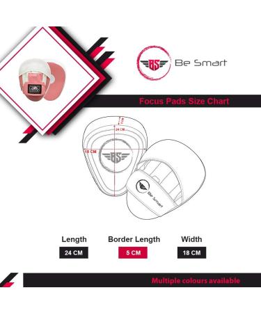 BeSmart Focus Punching Mitts for Kickboxing Mummies and Kids - Pink/White - One Size - Buy Online on GoSupps.com